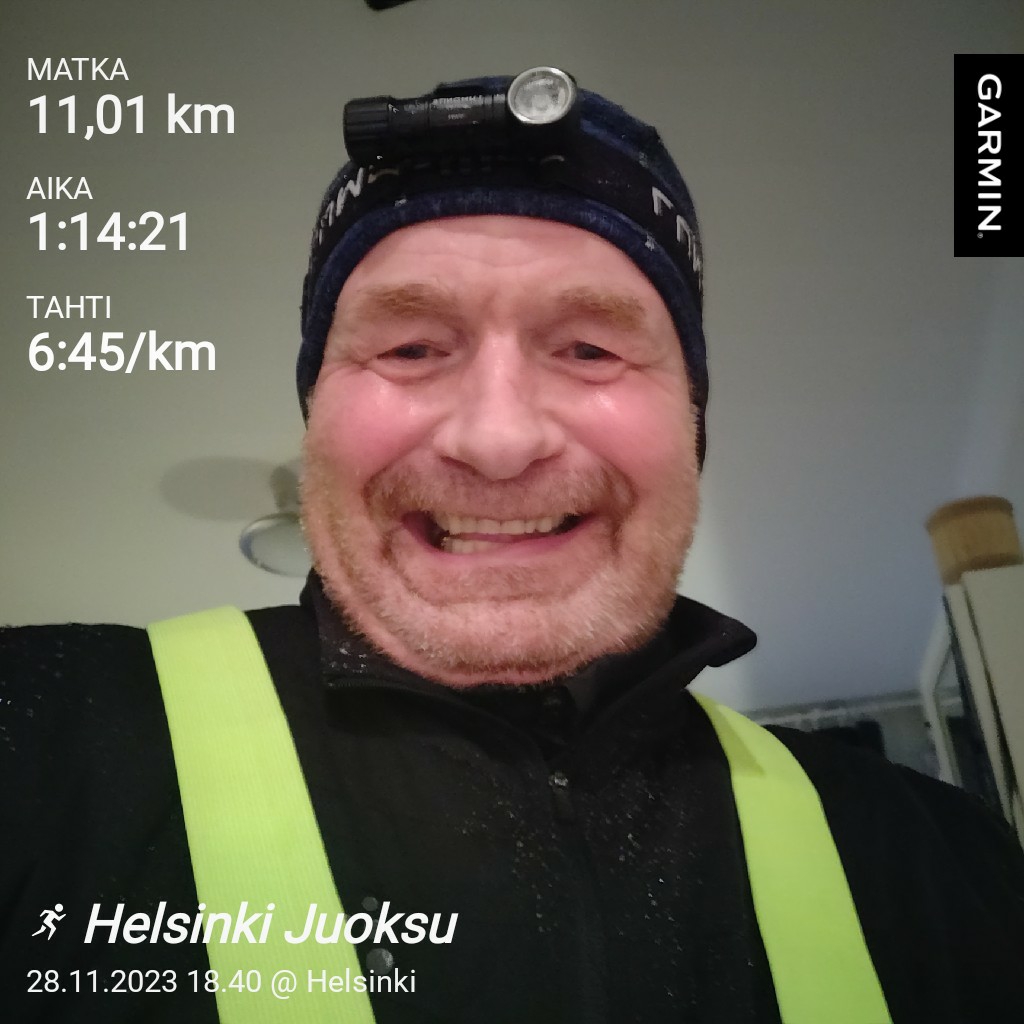 Keni tullut juoksilenkiltä